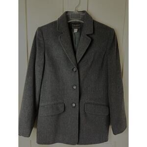 Women’s Dark Gray Cashmere Louben Blazer-Size 6/Canada